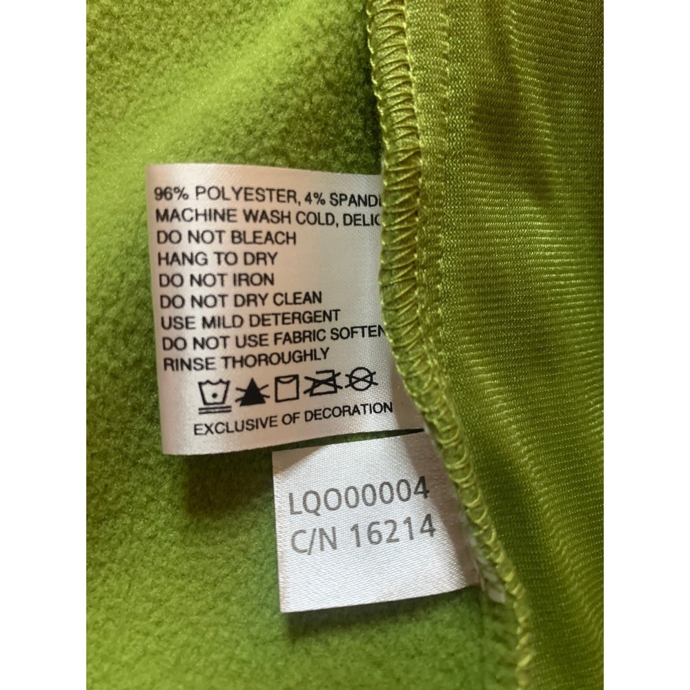 NWT Clique Softshell Jacket Lime Green Full Zip L Lightweight Outdoor Activewear - Picture 6 of 7